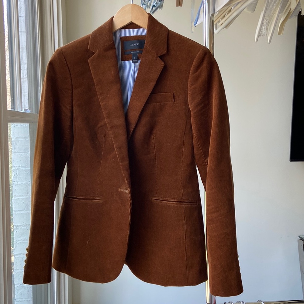J Crew Campbell Corduroy Blazer size 0